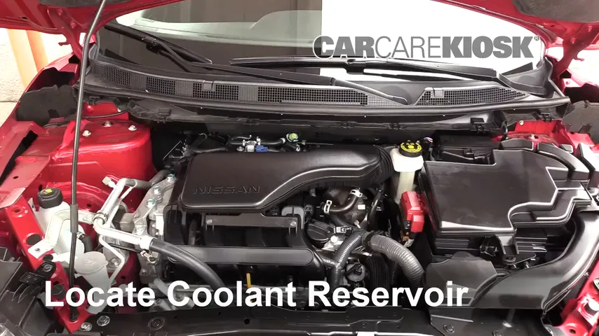 2017 Nissan Rogue Sport SL 2.0L 4 Cyl. Refrigerante (anticongelante)